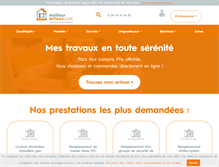 Tablet Screenshot of meilleur-artisan.com